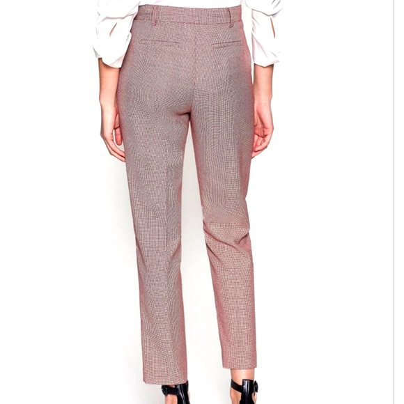 New Equipment Femme Berke Trouser in Brick and Natural White Size 4 - Picture 2 of 5